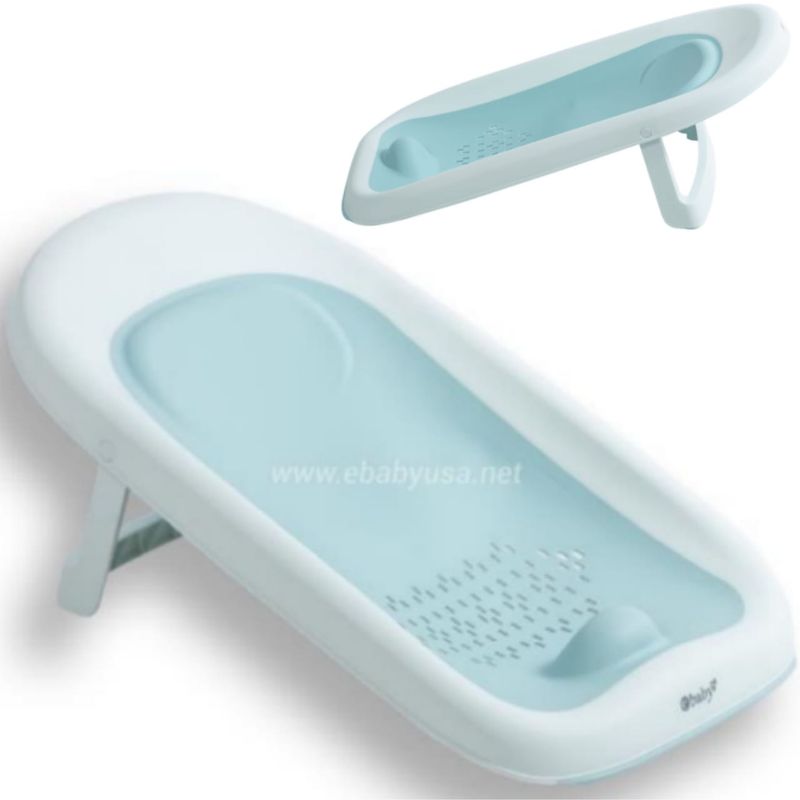 EBABY - Bañera plegable Base Antideslizante RADI CELESTE