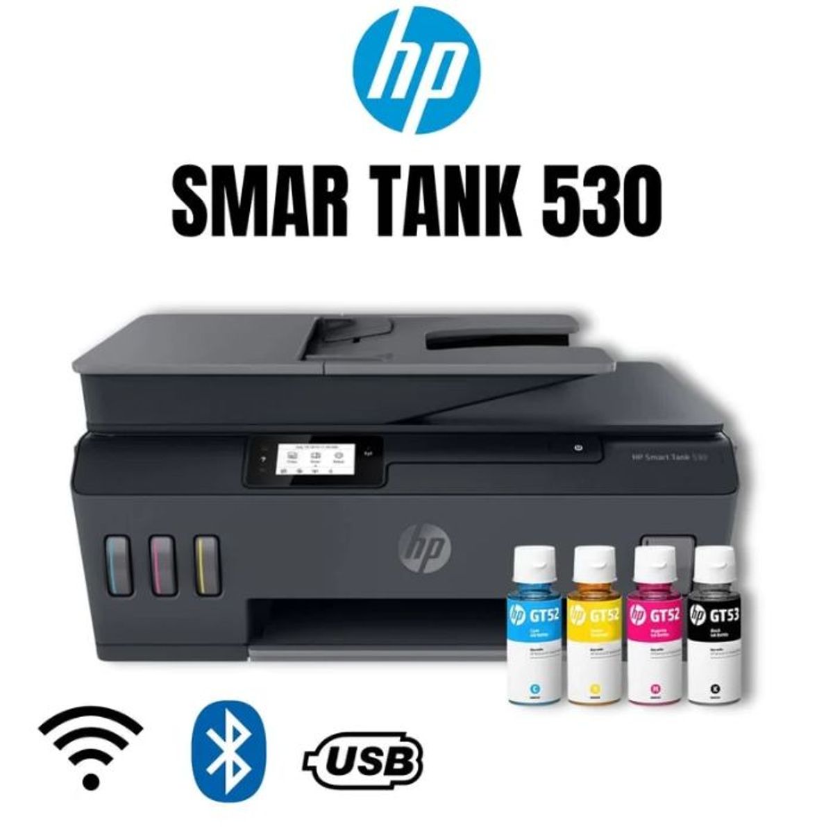 HP - Impresora Multifuncional HP Smart Tank 530