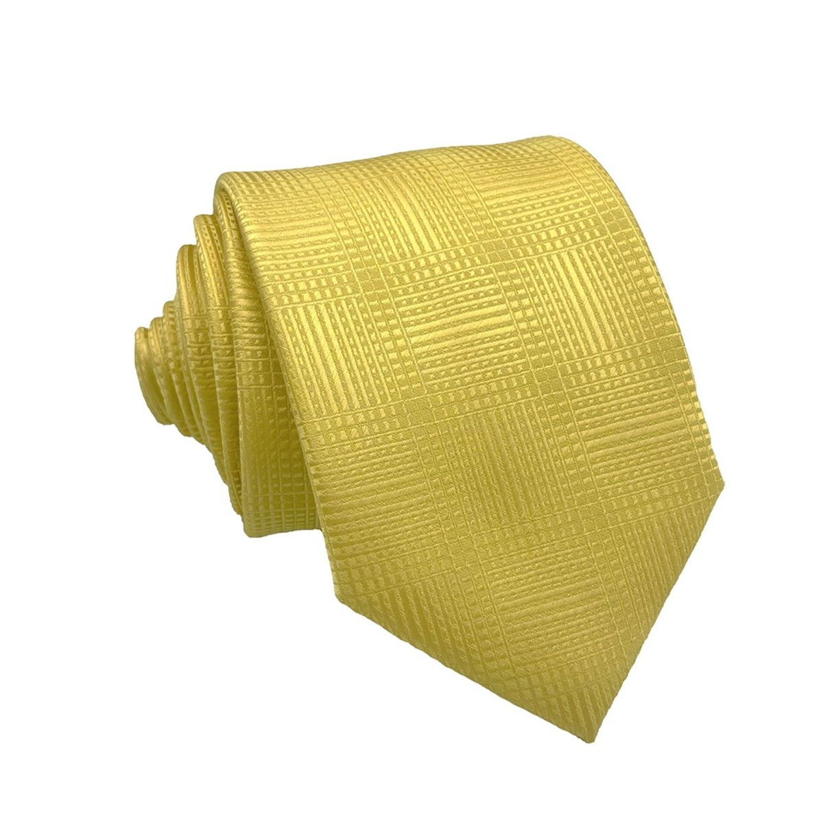 CHRISTIAN ARMAND - Corbata Ejecutiva Slim Fit Cuadros Amarillo Suave  Christian Armand