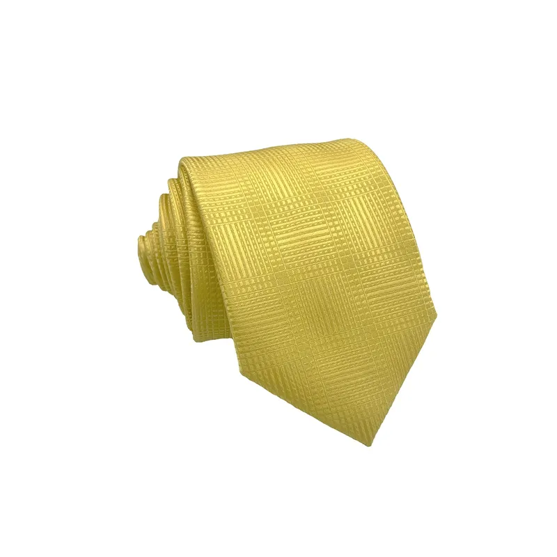 CHRISTIAN ARMAND - Corbata Ejecutiva Slim Fit Cuadros Amarillo Suave  Christian Armand