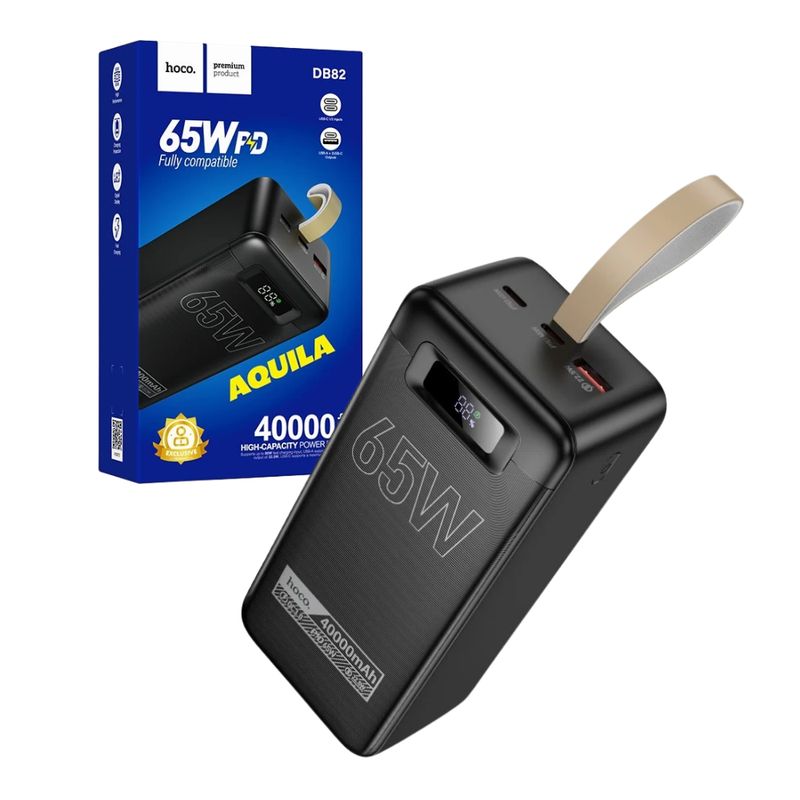 HOCO - Cargador Bateria Portatil Carga Rapida 65W Power Bank HOCO 40000mAh