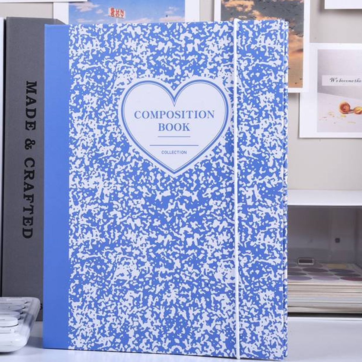 GENERICO - BINDER A5 COMPOSITION BOOK AZUL