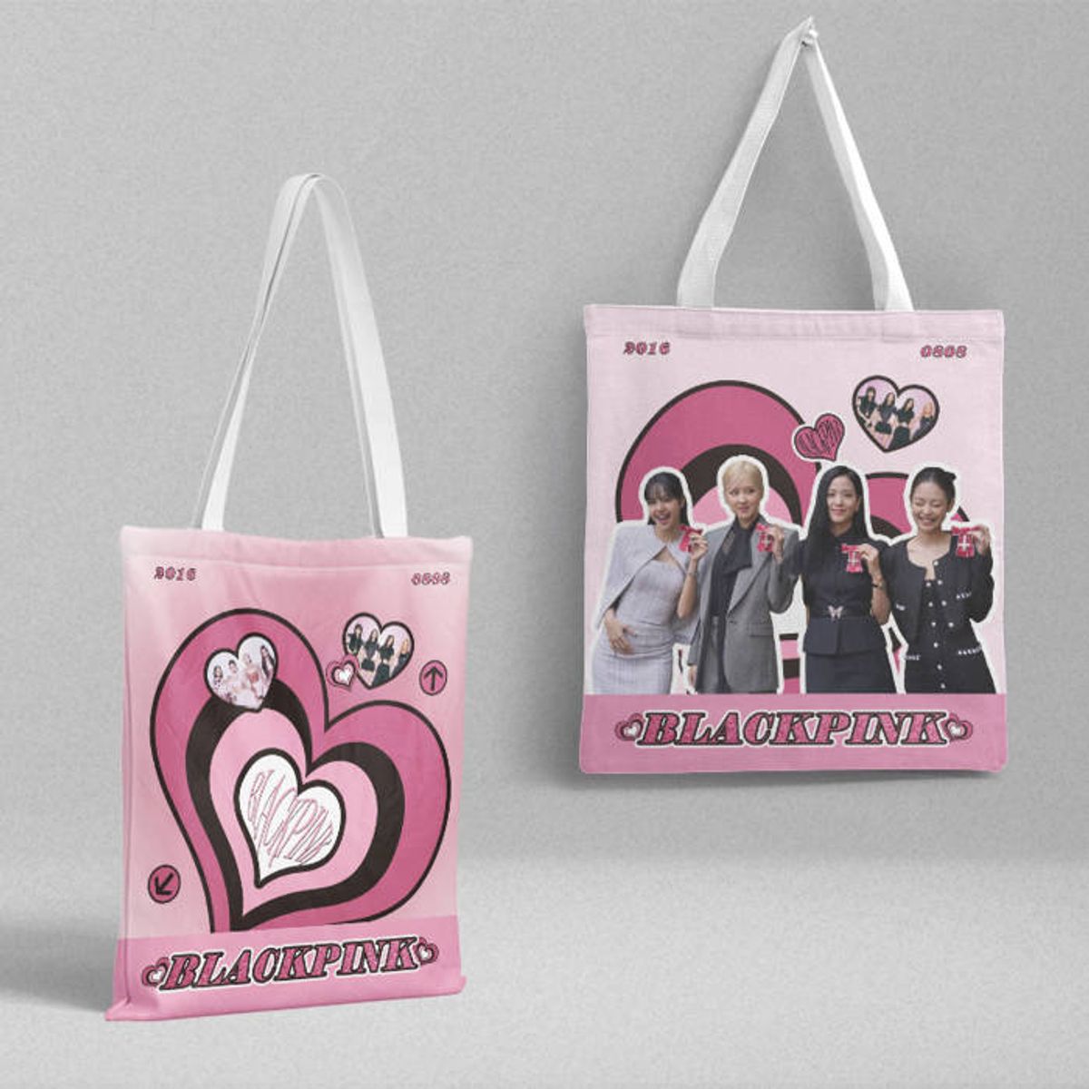 GENERICO - BOLSA TOTE BAG - BLACK PINK