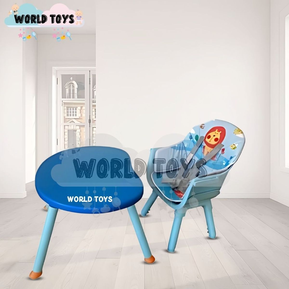 BABY KITS - Silla Carpeta 3 En 1 Bistro León