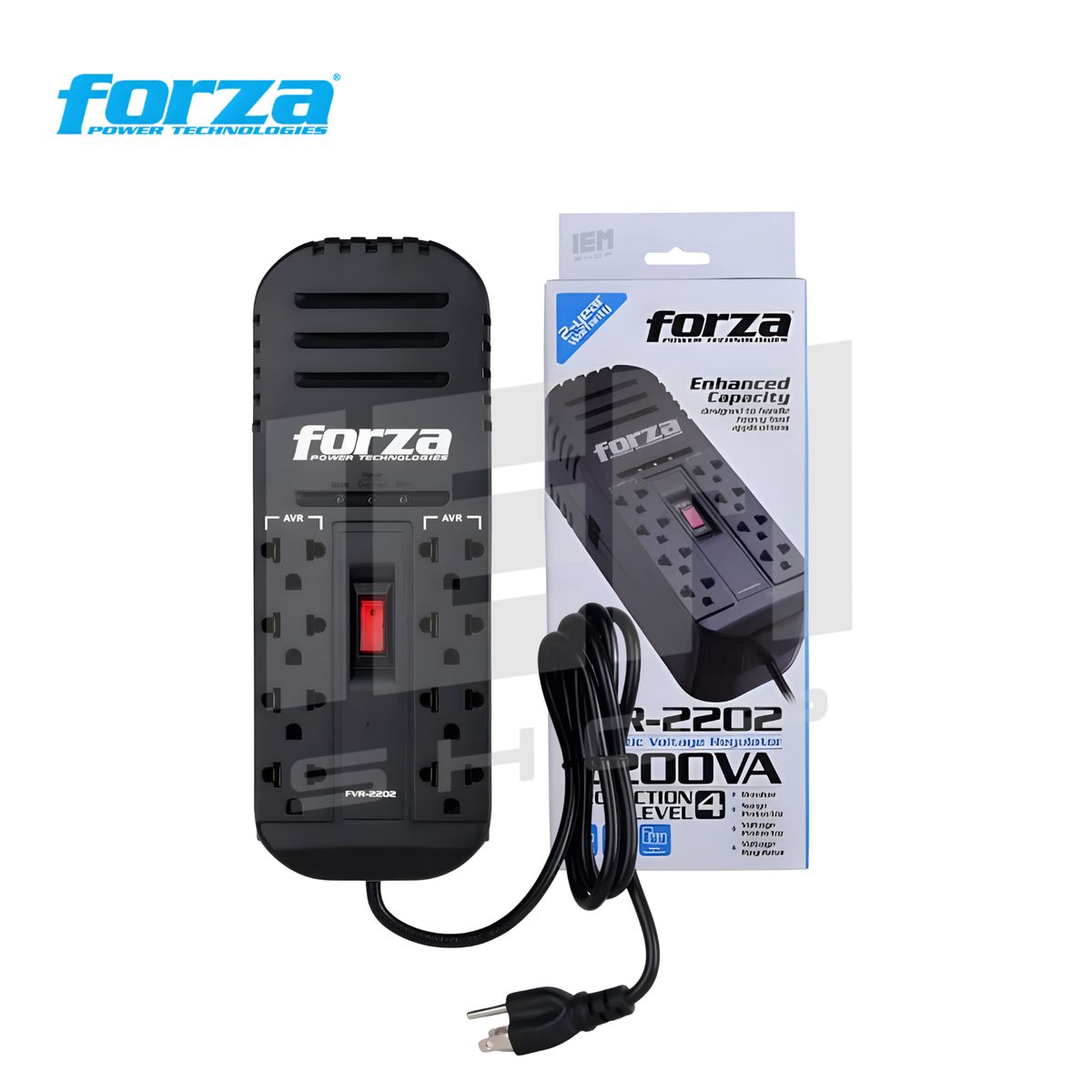 FORZA - ESTABILIZADOR FORZA FVR-2202 2200VA1100W