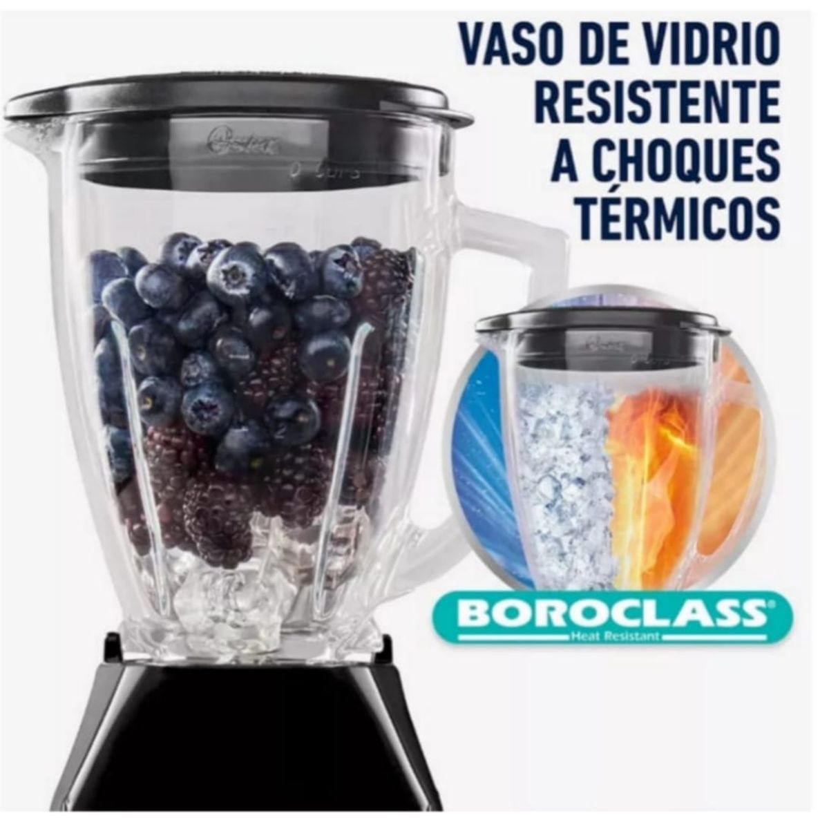OSTER - Vaso para licuadora vidrio refractario