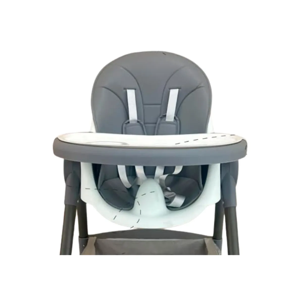 CAM - Silla de comer para bebé Plegable Wesley Gris