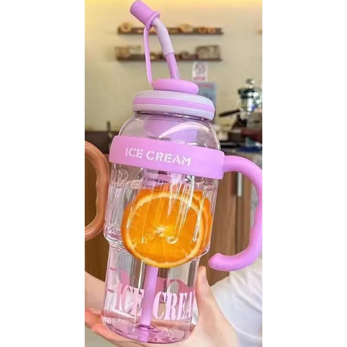 GENERICO - BOTELLA TAZA TOMATODO CON FILTRO Y SORBETE 1400 ML