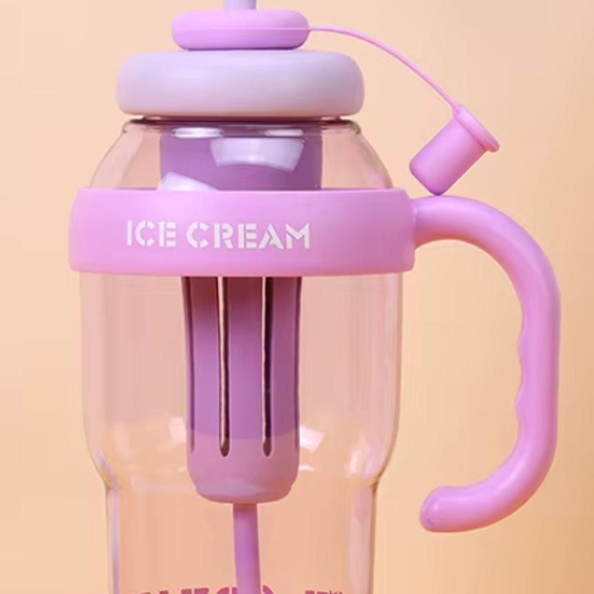 GENERICO - BOTELLA TAZA TOMATODO CON FILTRO Y SORBETE 1400 ML