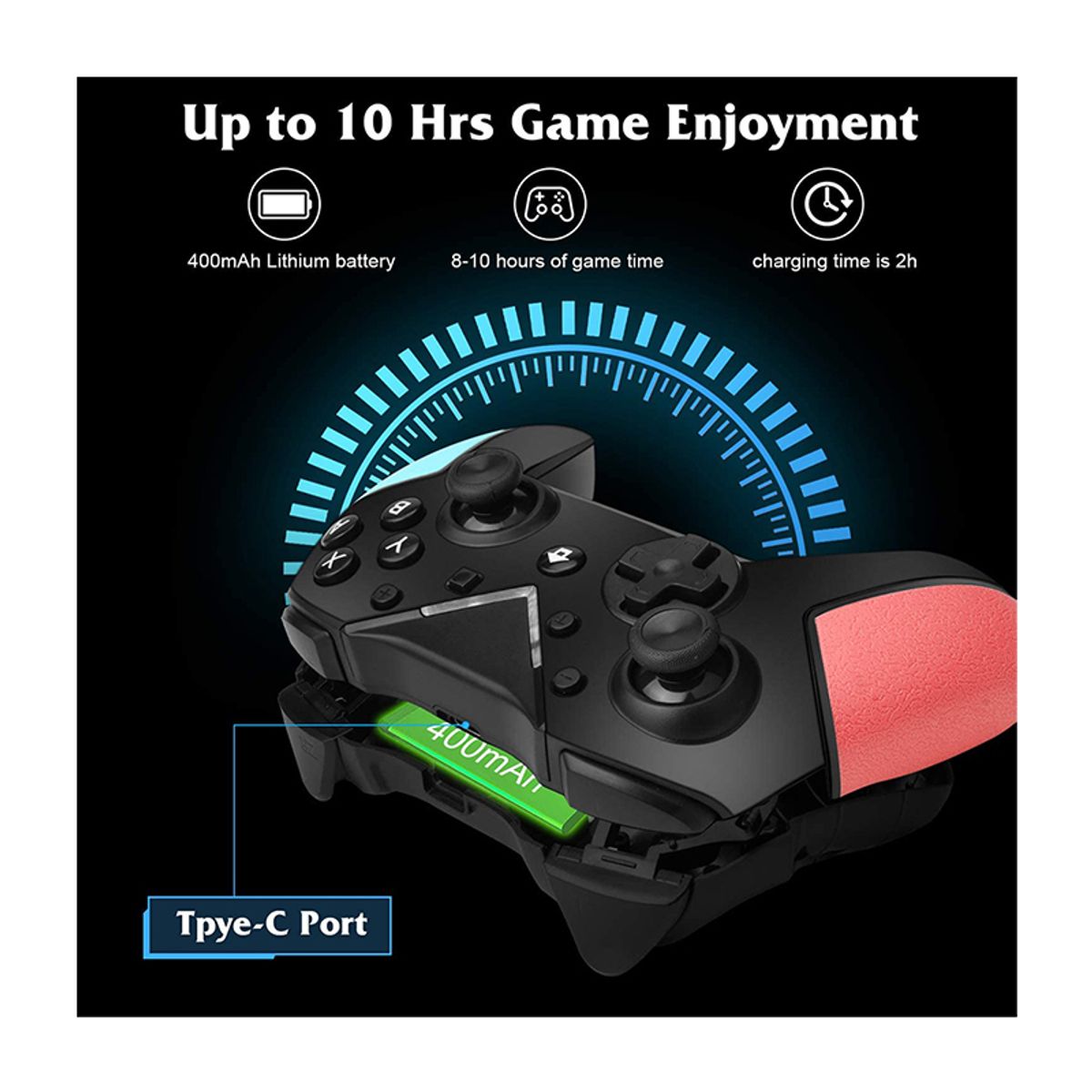 GENERICO - Mando para Switch Inalambrico compatible PC Laptop