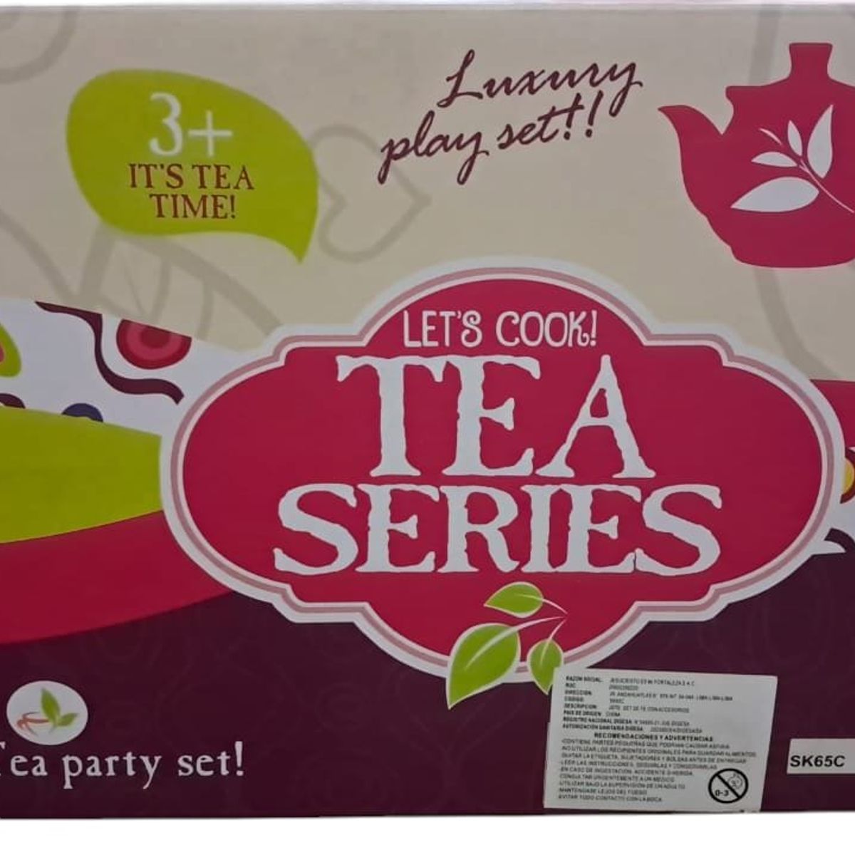 GENERICO - HERMOSO SET DE TE COLORIDO