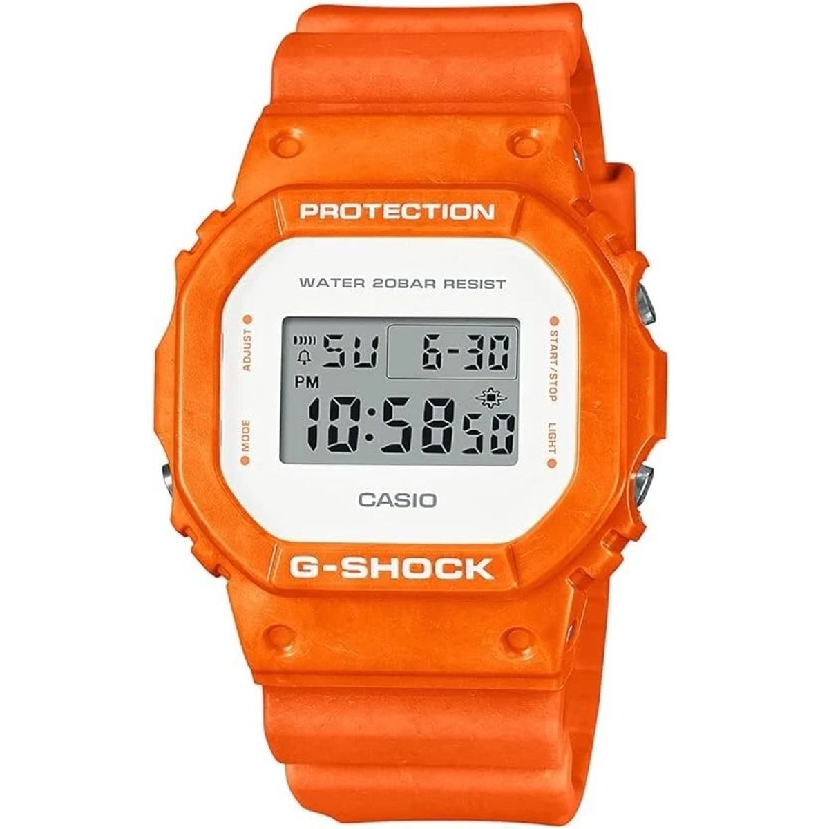 G-SHOCK - Reloj G-SHOCK Digital DW-5600WS-4 Hombre Naranja