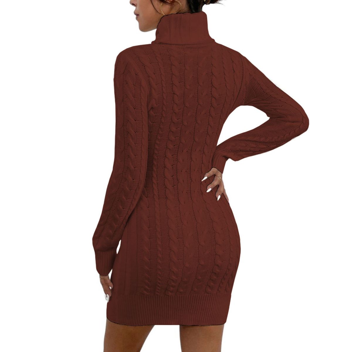 GENERICO - Vestido Mujer Mlarga Hilo 359G-30 Color Camello