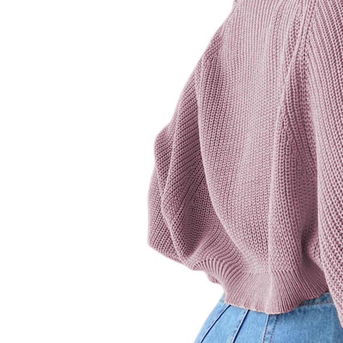 GENERICO - Sueter Mujer Hilo Mlarga Abierto 359G-21 Color Rosa