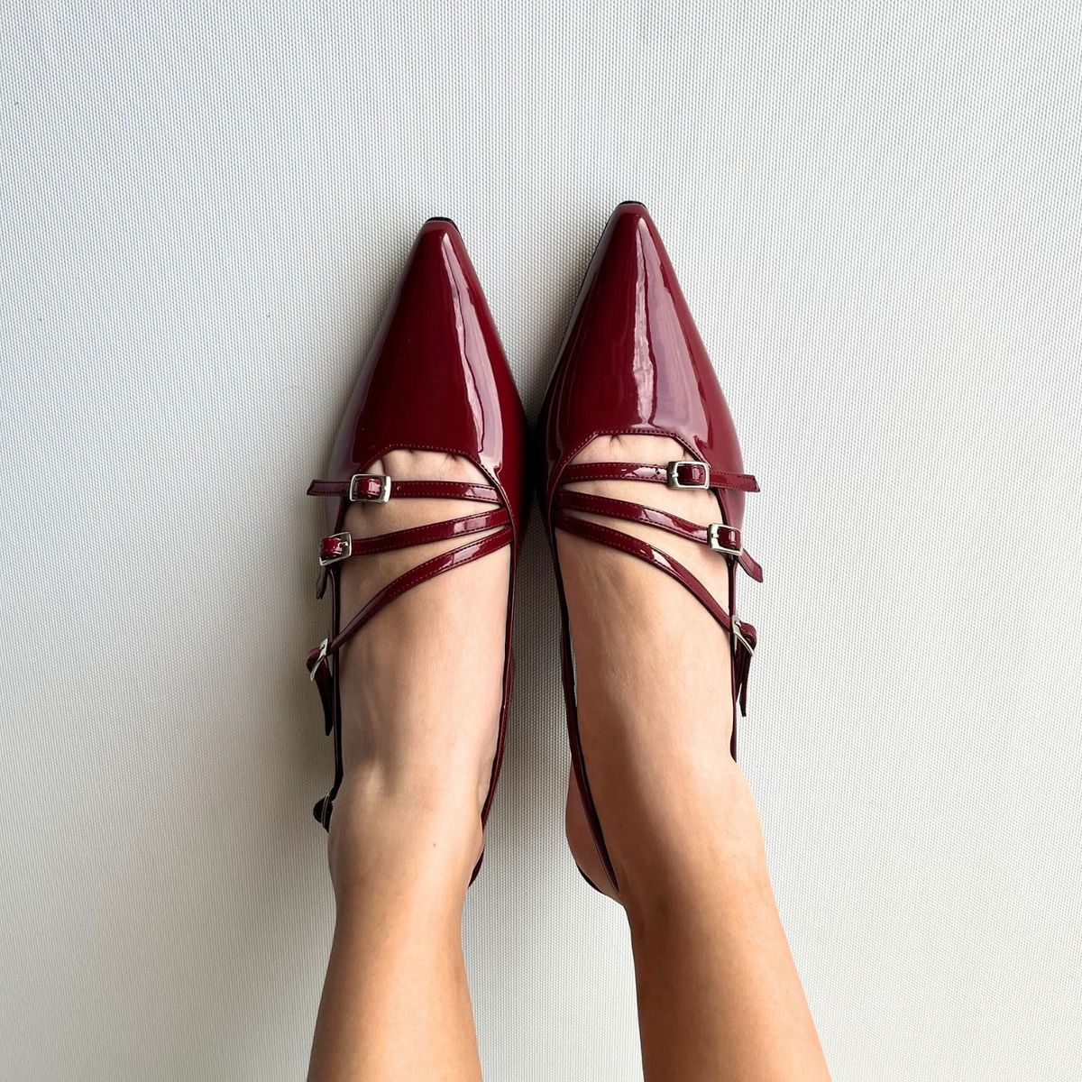 SAPATU - ZAPATO DE VESTIR MUJER MM SLINGBACK VINO CHERRY CHAROL