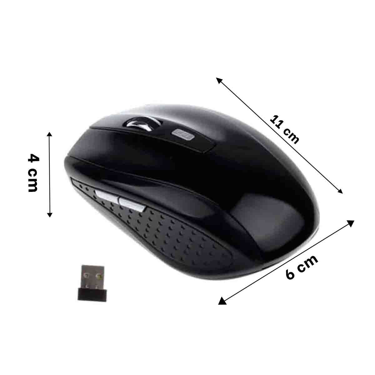 GENERICO - Pack4 Mouse Inalambrico USB Modelo Seisa Y+Regalo Agendita