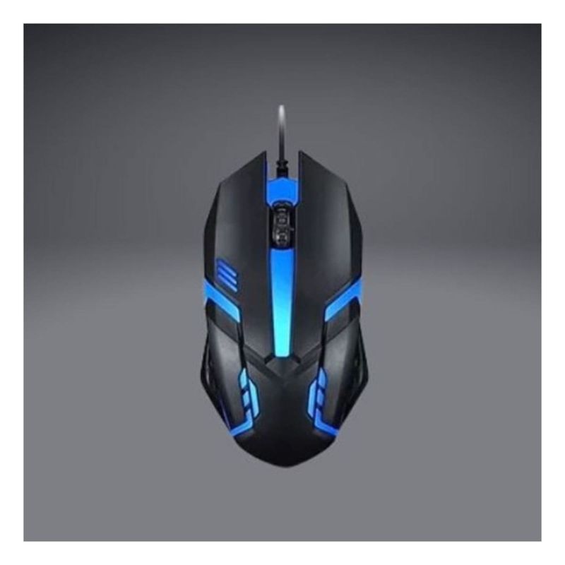 GENERICO - Pack2 Mouse para PC Negro y Azul Y+Banderitas Adhesivas