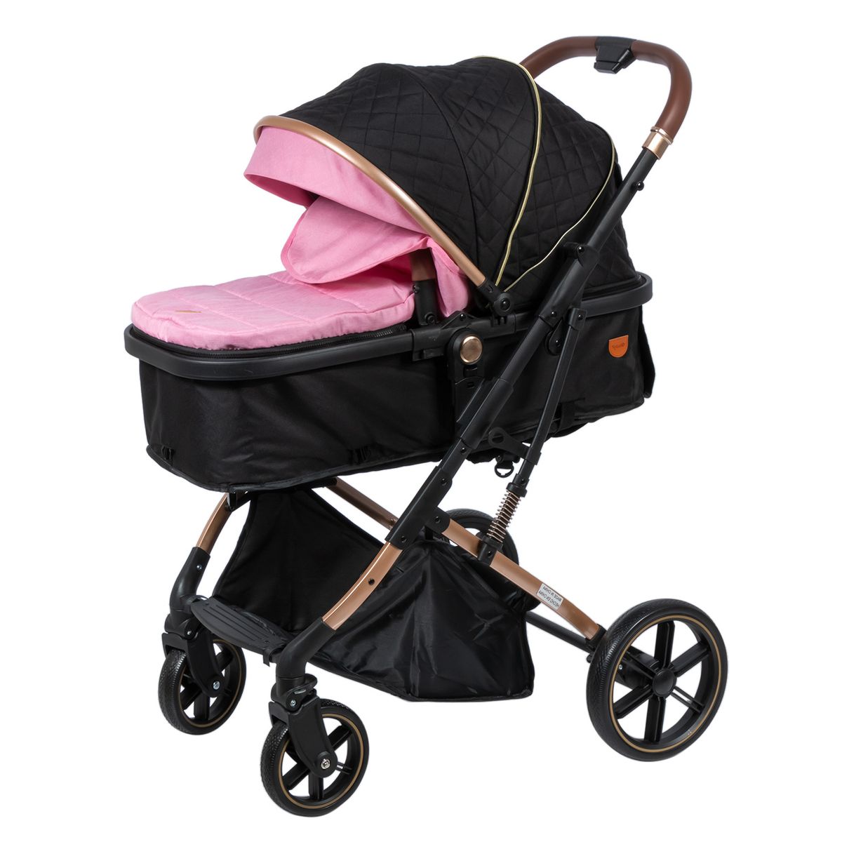 EBABY - Coche Moises de Lujo Saturno 126-1 Rosado