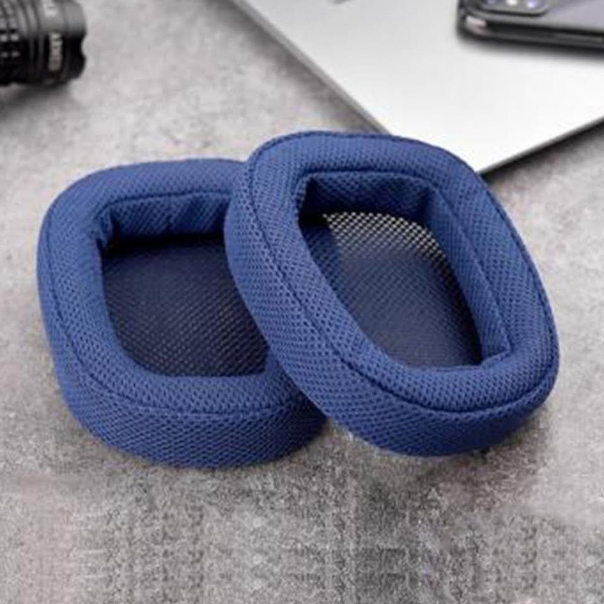 GENERICO - Almohadillas para audífonos Logitech G433 G233 g-pro G533 G231 azul