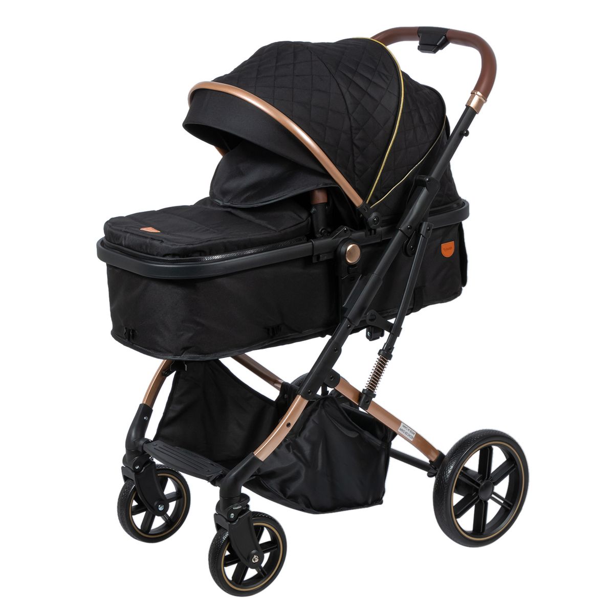 EBABY - Coche Moises de Lujo Saturno 126-1 Negro