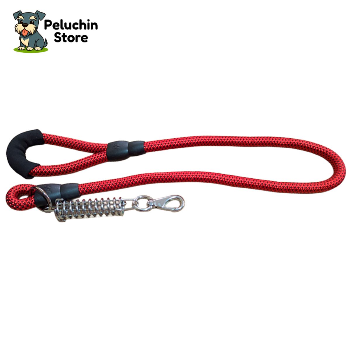 HAMACAS LIZARASO - Soga Perros Grandes 145 cm, Color Rojo- Peluchin Store