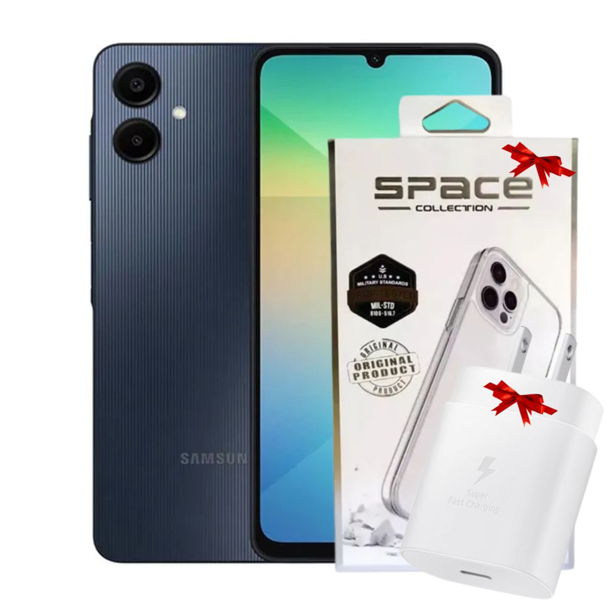 SAMSUNG - Celular Samsung Galaxy A06 128GB 4GB RAM + Cargador + Case