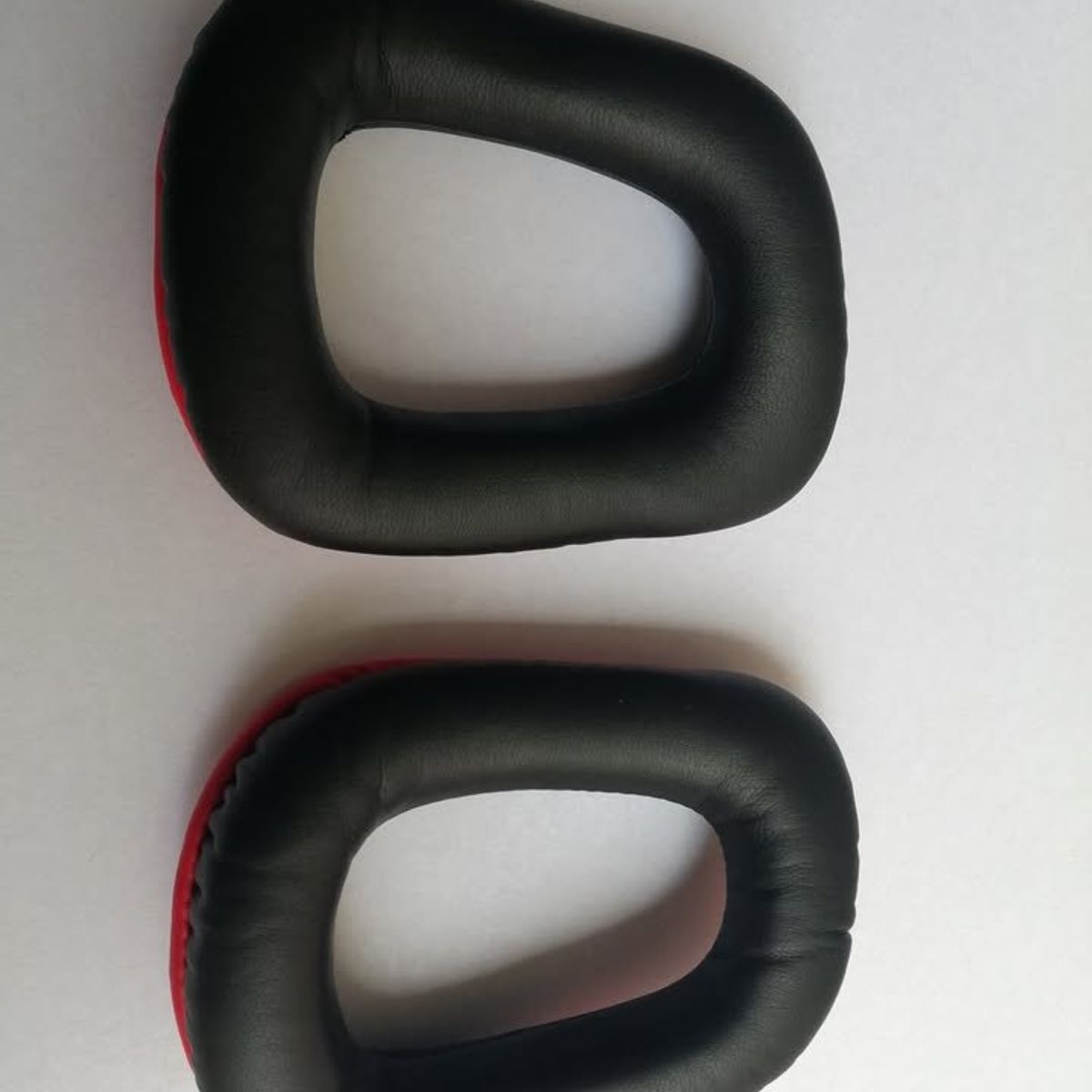 GENERICO - Almohadillas para audífonos logitech g331 g332 g432 g431 negro rojo