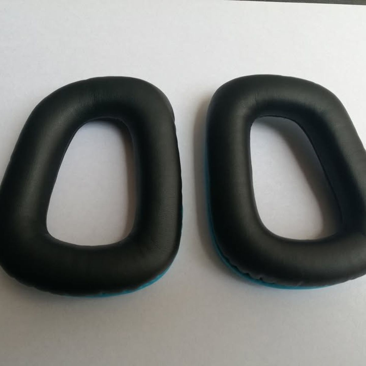 GENERICO - Almohadillas para audífonos logitech g331 g332 g432 g431 negro celeste
