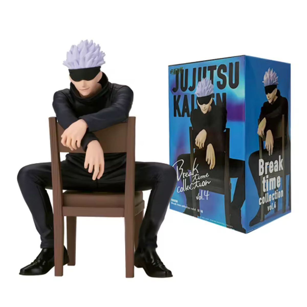 GENERICO - Gojo Figura Con Caja y Silla - 11cm