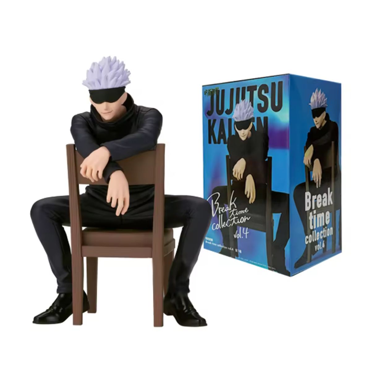 GENERICO - Gojo Figura Con Caja y Silla - 11cm