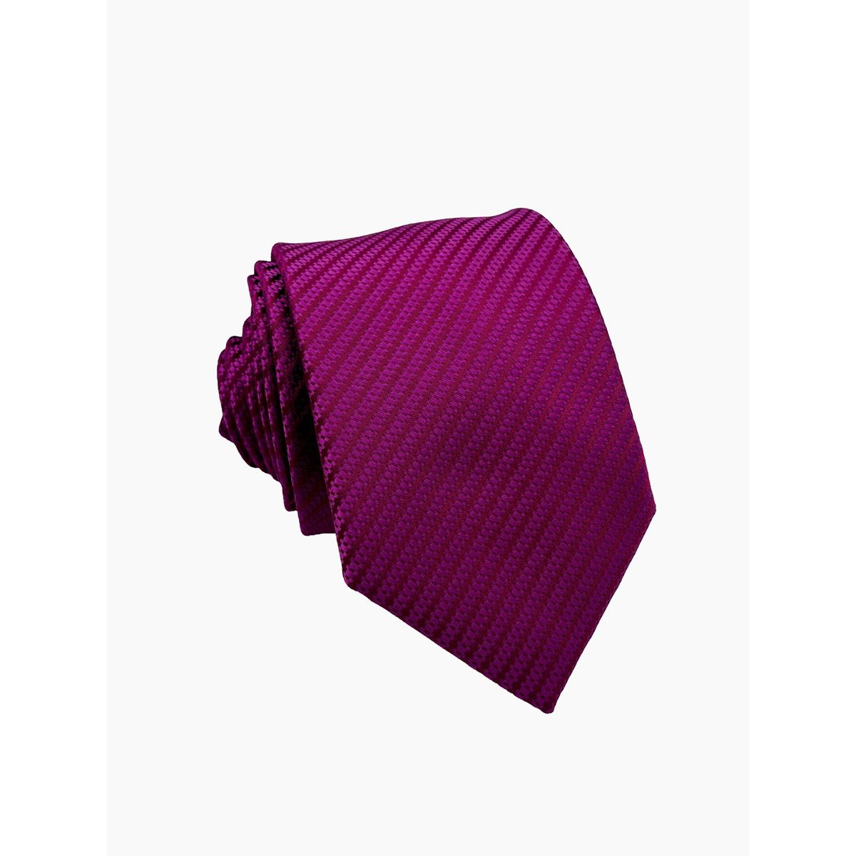 CHRISTIAN ARMAND - CORBATA FUCSIA OSCURA RAYADA ELEGANTE PARA HOMBRE CHRISTIAN ARMAND