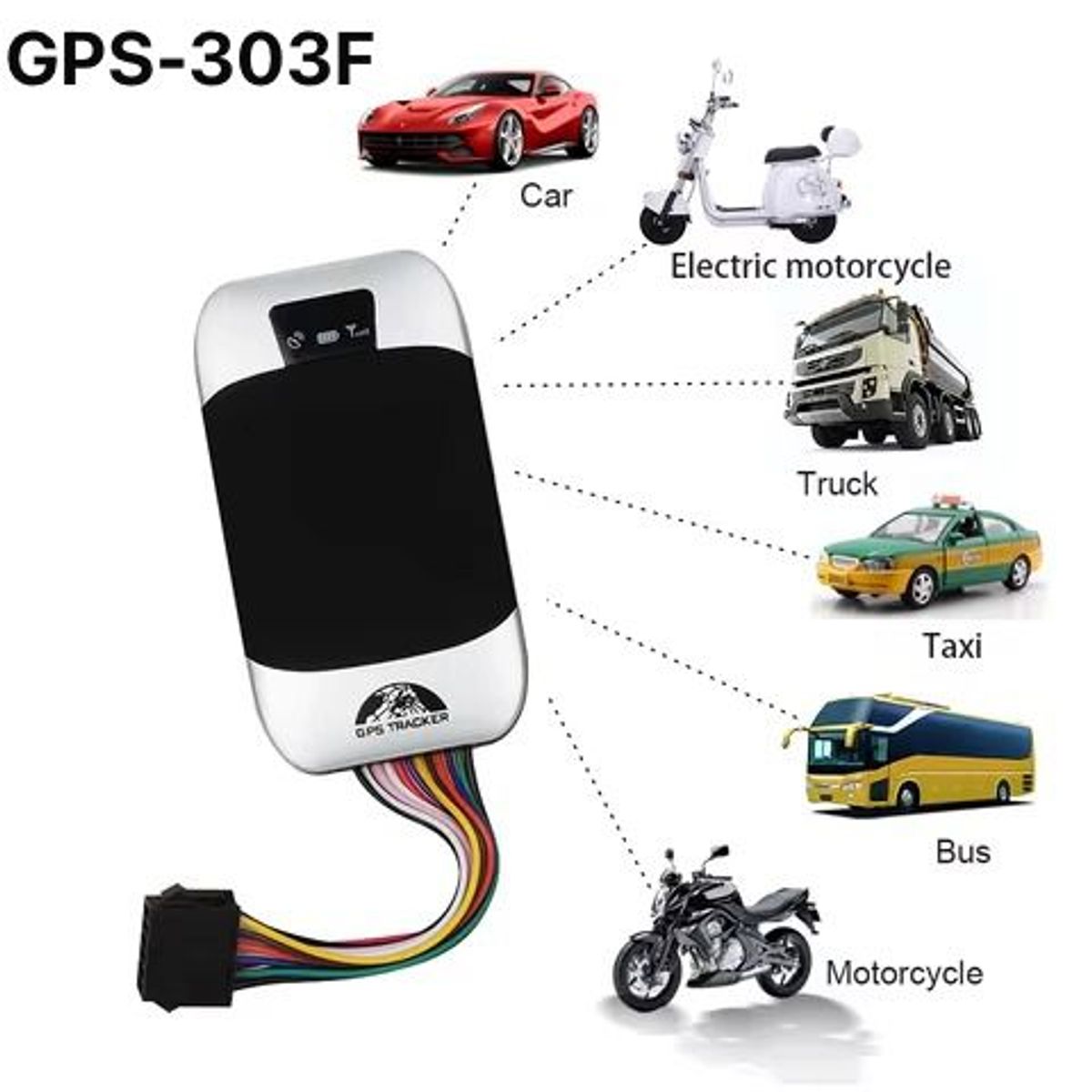 GPS TRACKER - GPS COBAN MODELO 303F  TRACKER DISPOSITIVO PARA RASTREO VEHICULAR