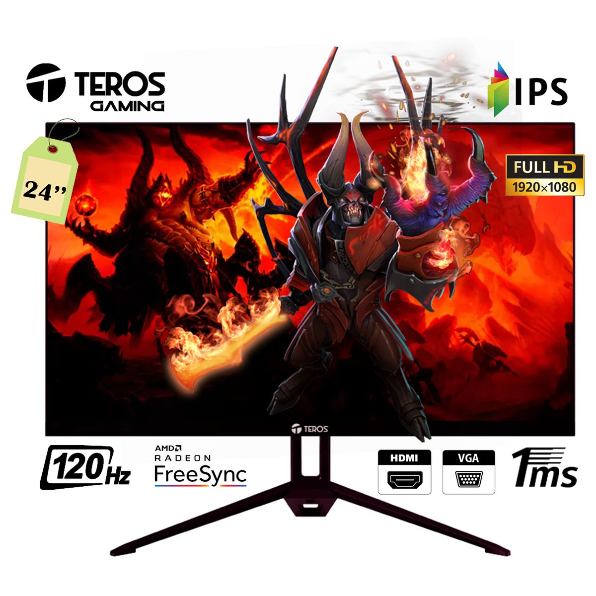 TEROS - MONITOR TEROS TE-2415S 238 IPS FHD 120Hz 1ms