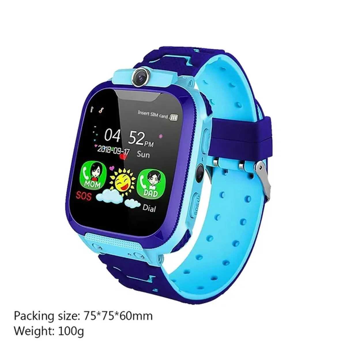 GENERICO - SMARTWATCH RELOJ PARA NIÑO CHIP GPS WIFI LLAMADA TACTIL CAMARA IP67