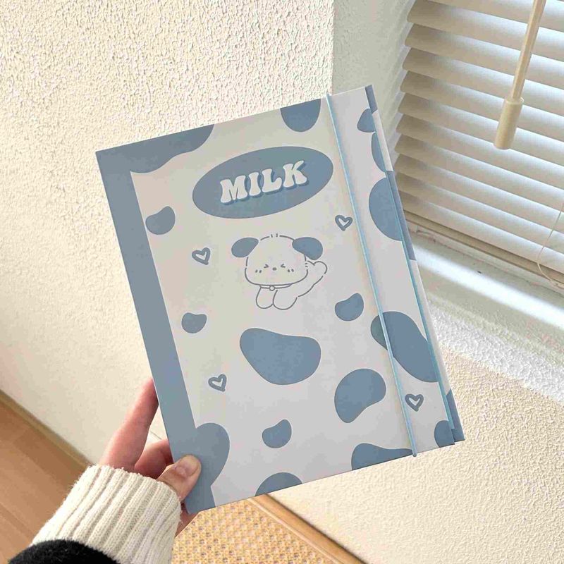 GENERICO - BINDER A5 CELESTE CON 10 MICAS DE 4 ESPACIOS