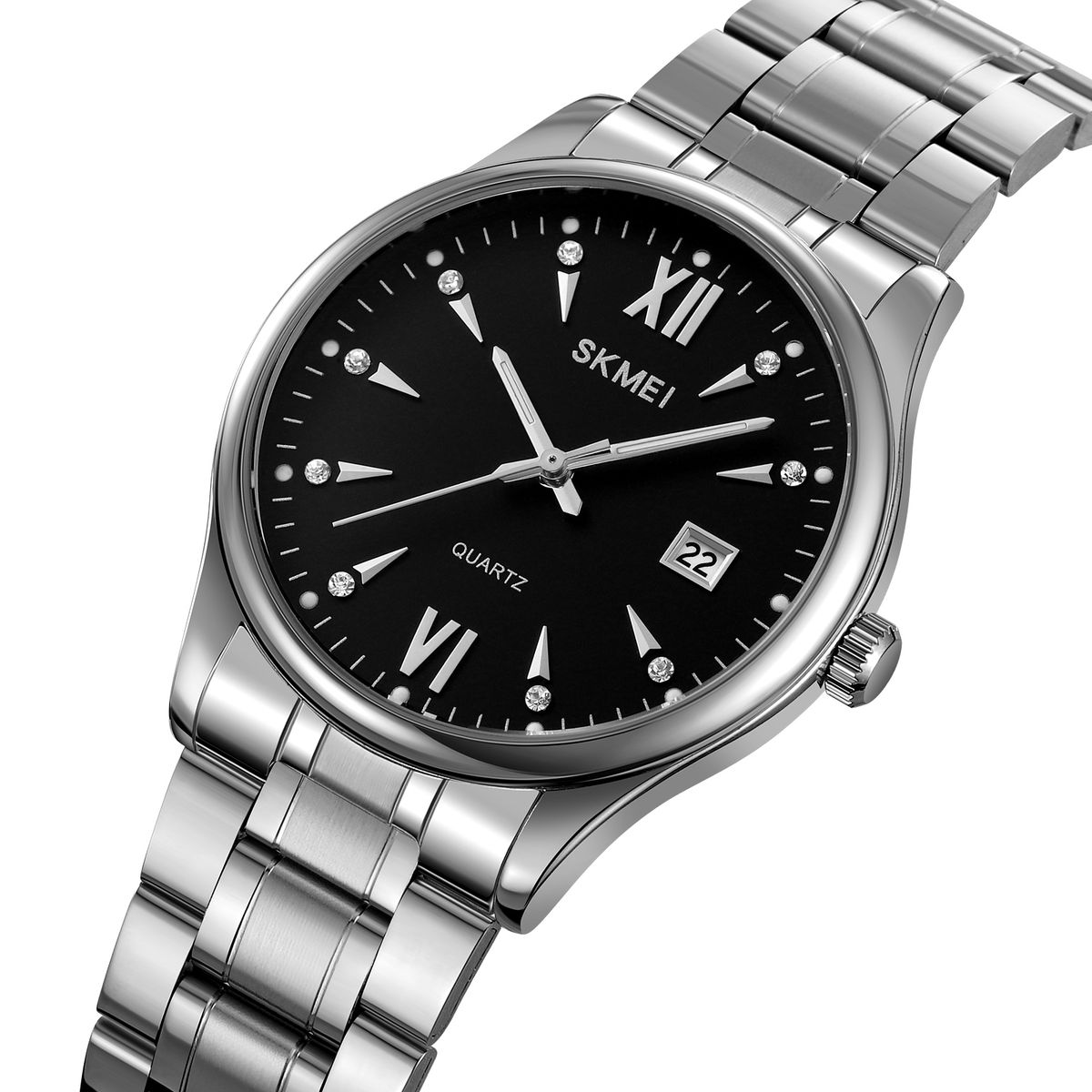 SKMEI - Reloj Skmei 2158 Analogo Correa Acero Caballero