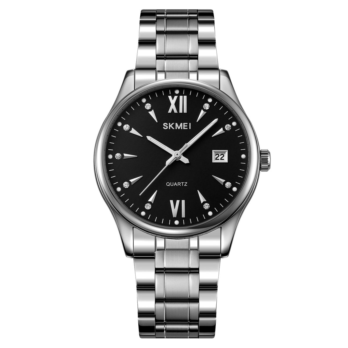 SKMEI - Reloj Skmei 2158 Analogo Correa Acero Caballero