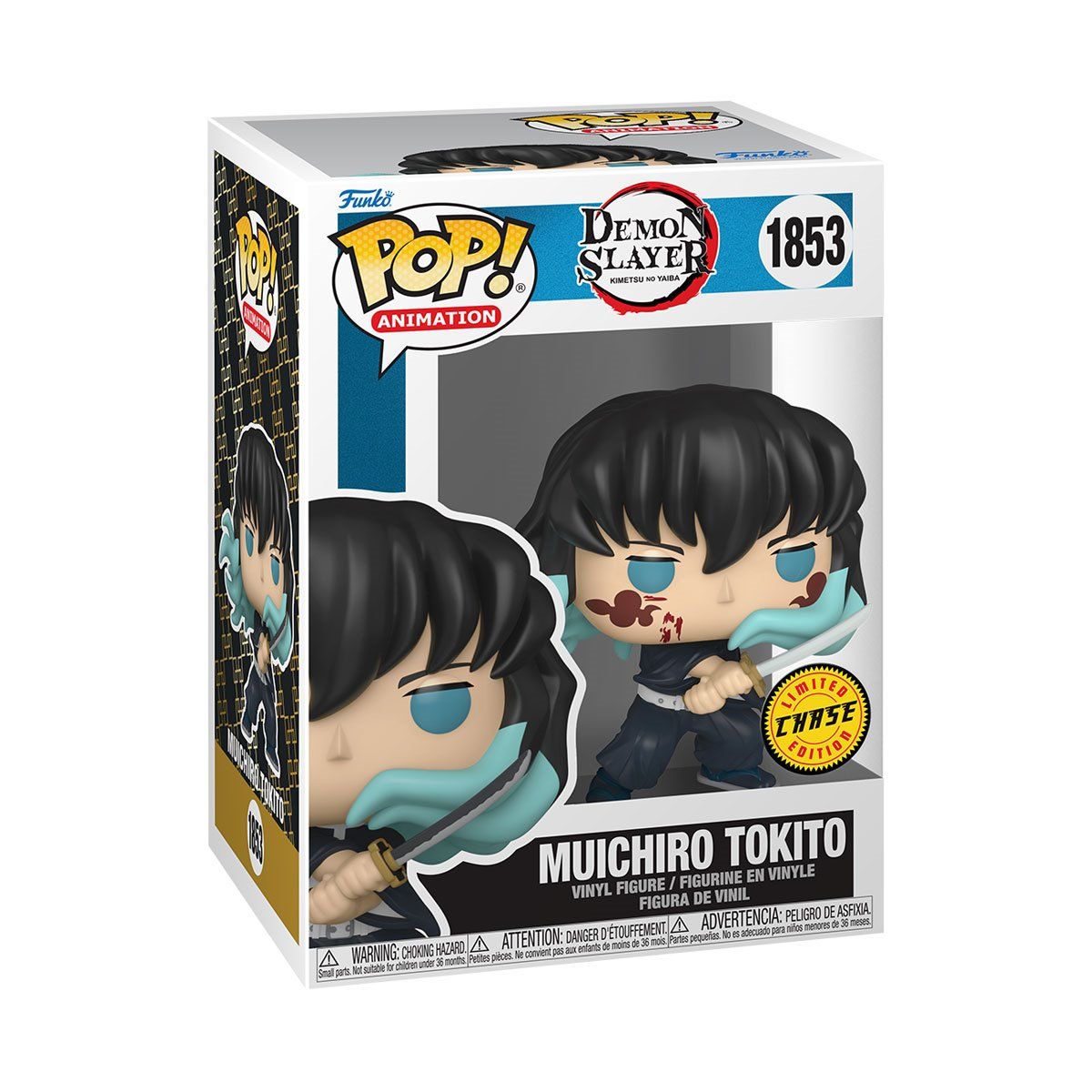 FUNKO - Funko Pop Muichiro Tokito 1853 versión CHASE - Demon Slayer