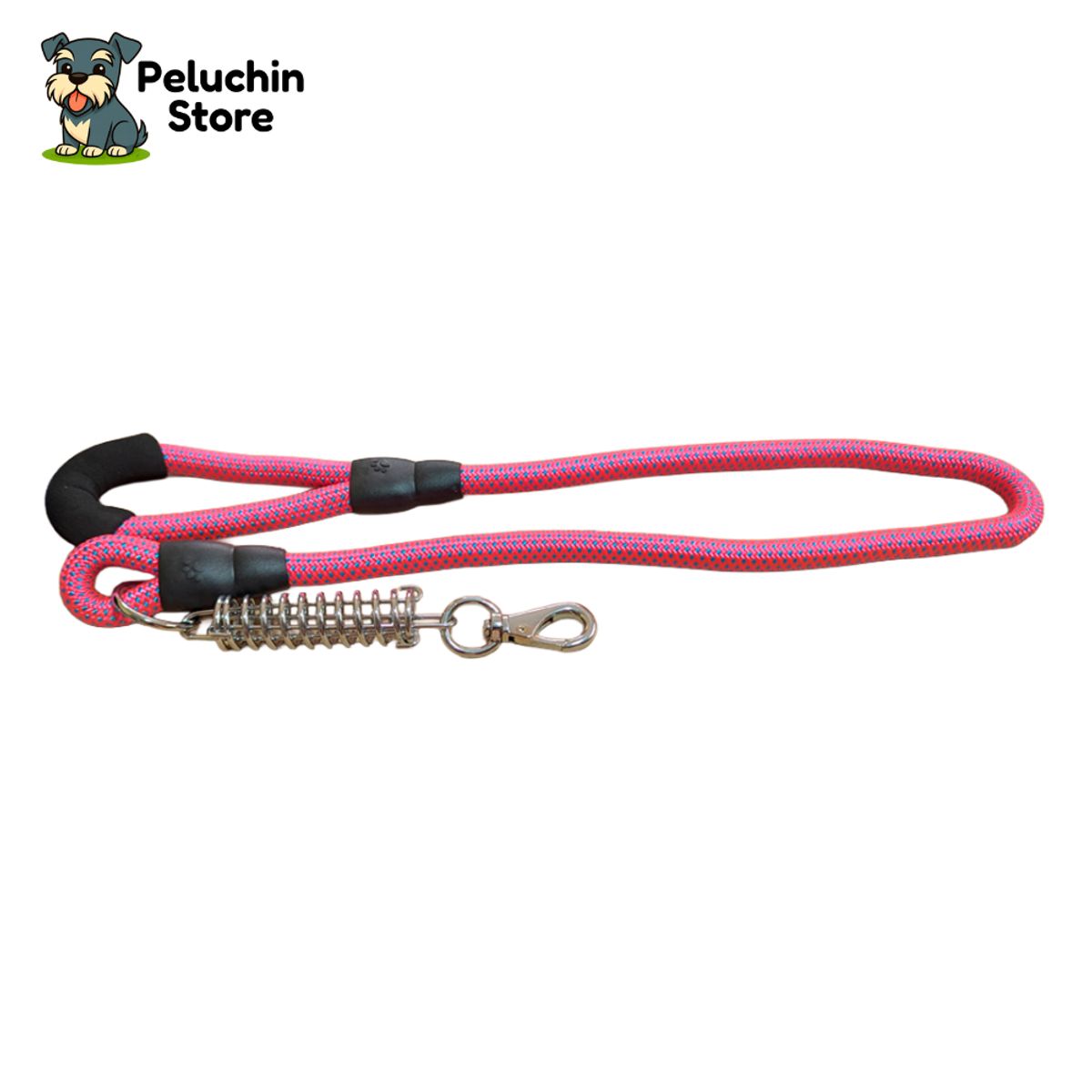 HAMACAS LIZARASO - Soga Perros Grandes 145 cm, Color Rosado - Peluchin Store