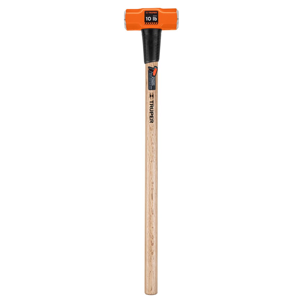 Truper - Comba 10 lb (4.5 kg) Octagonal Mango de Madera Largo 16512 Truper