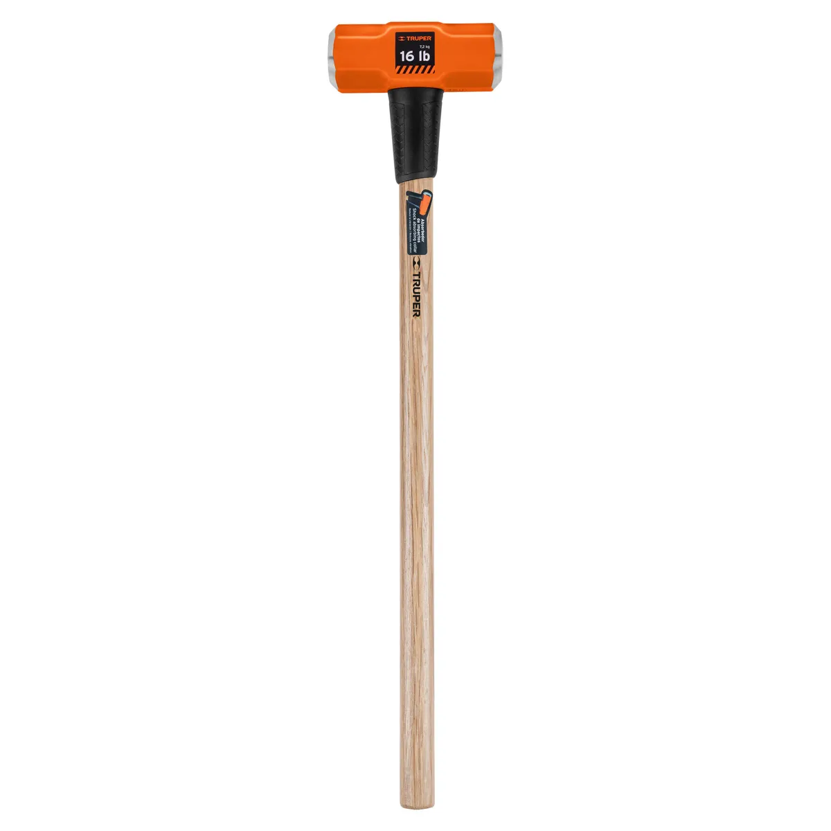Truper - Comba 16 lb (7.2 kg) Octagonal Mango de Madera Largo 16515 Truper