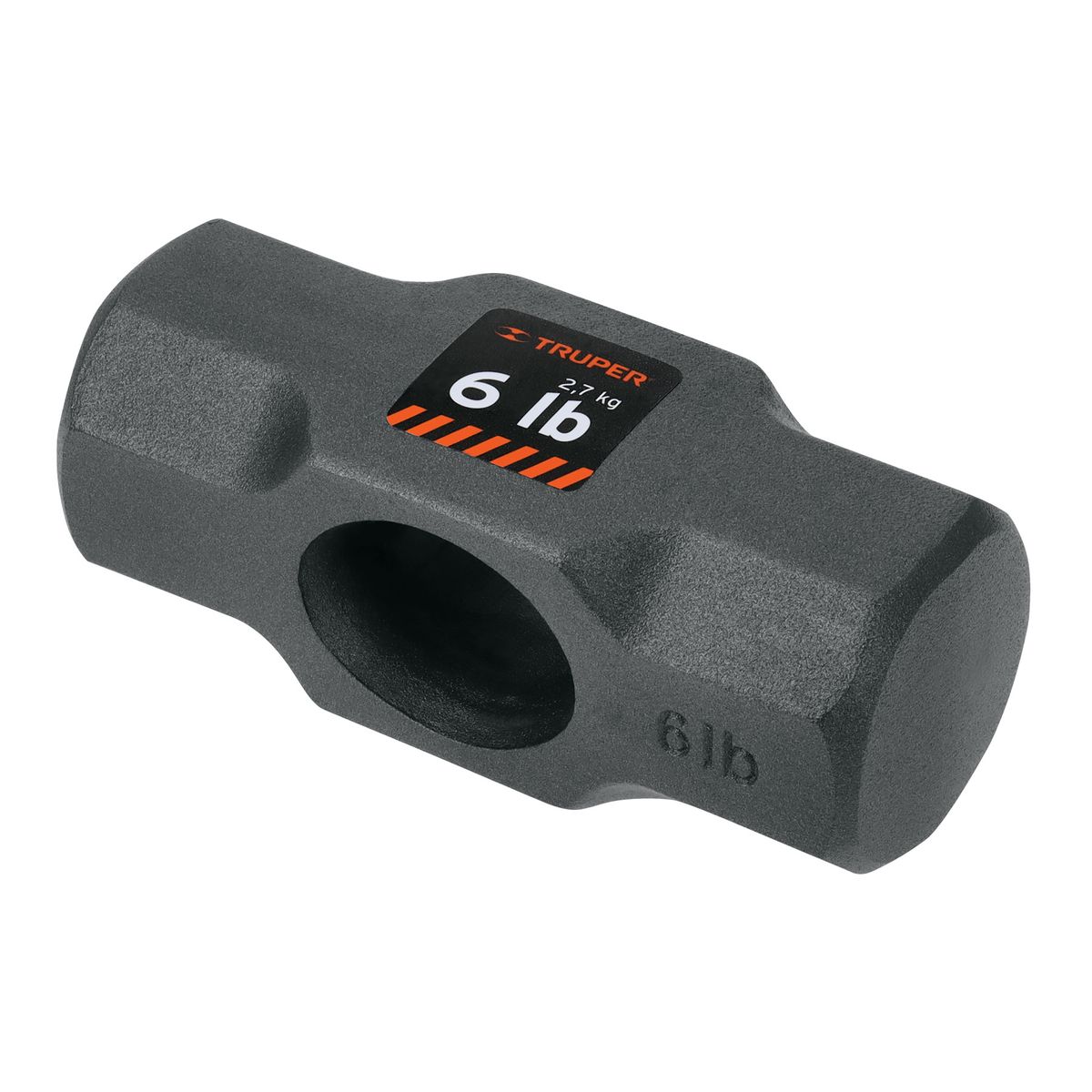 TRUPER - Comba 6 lb (2.7 kg) Octagonal Cabeza 10584 Truper