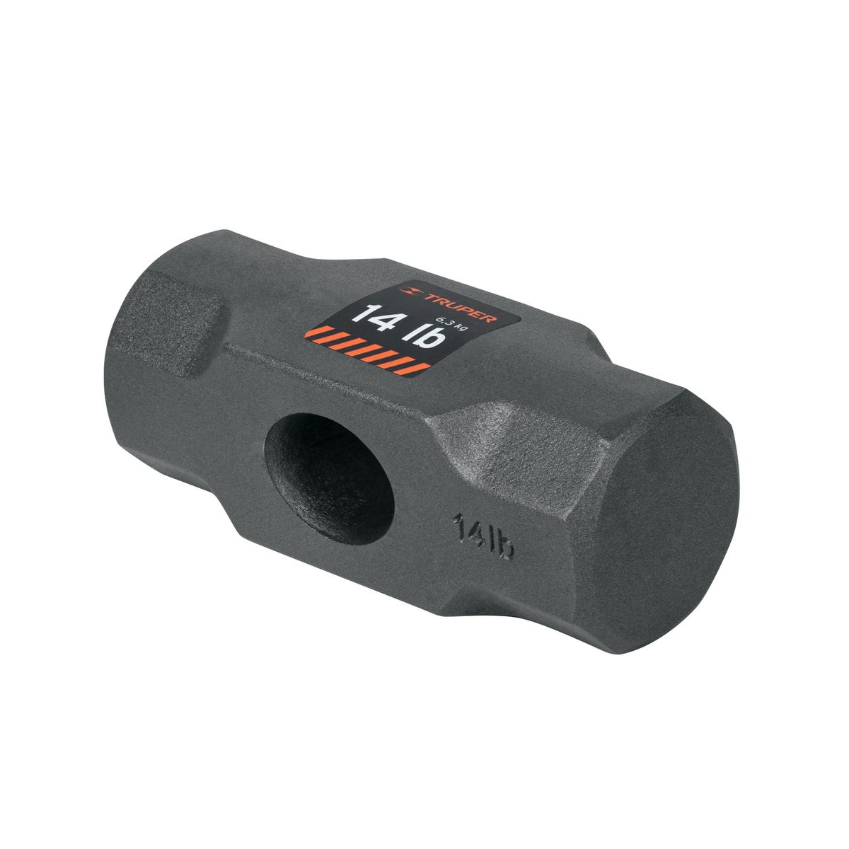 TRUPER - Comba 14 lb (6.3 kg) Octagonal Cabeza 10594 Truper