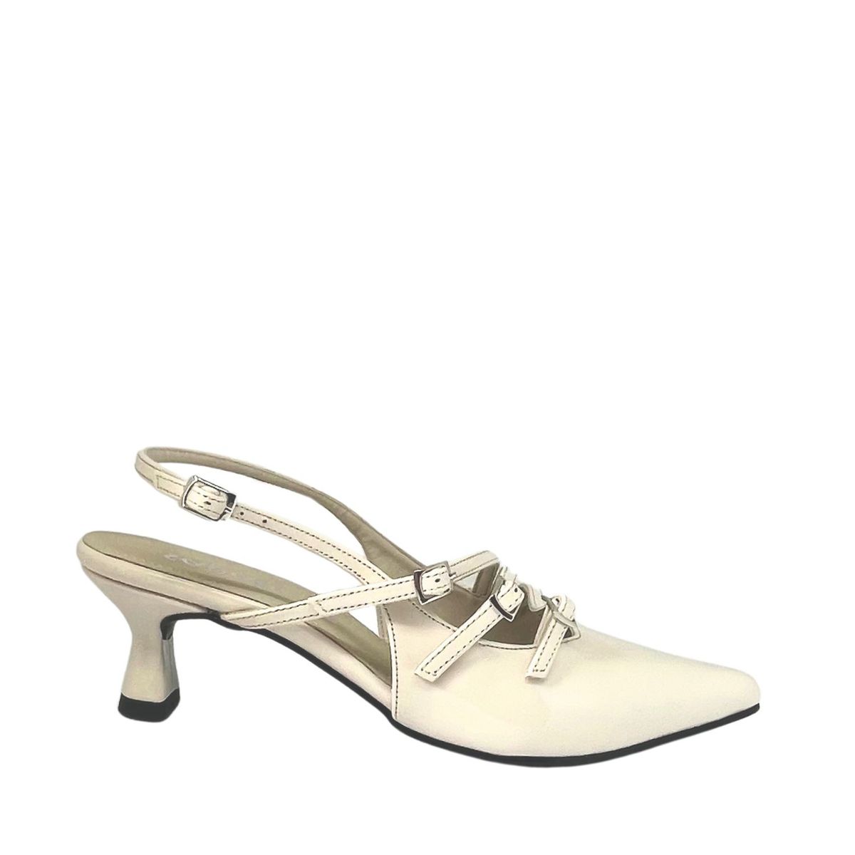 SAPATU - ZAPATO DE VESTIR MUJER MM SLINGBACK HUESO CHAROL