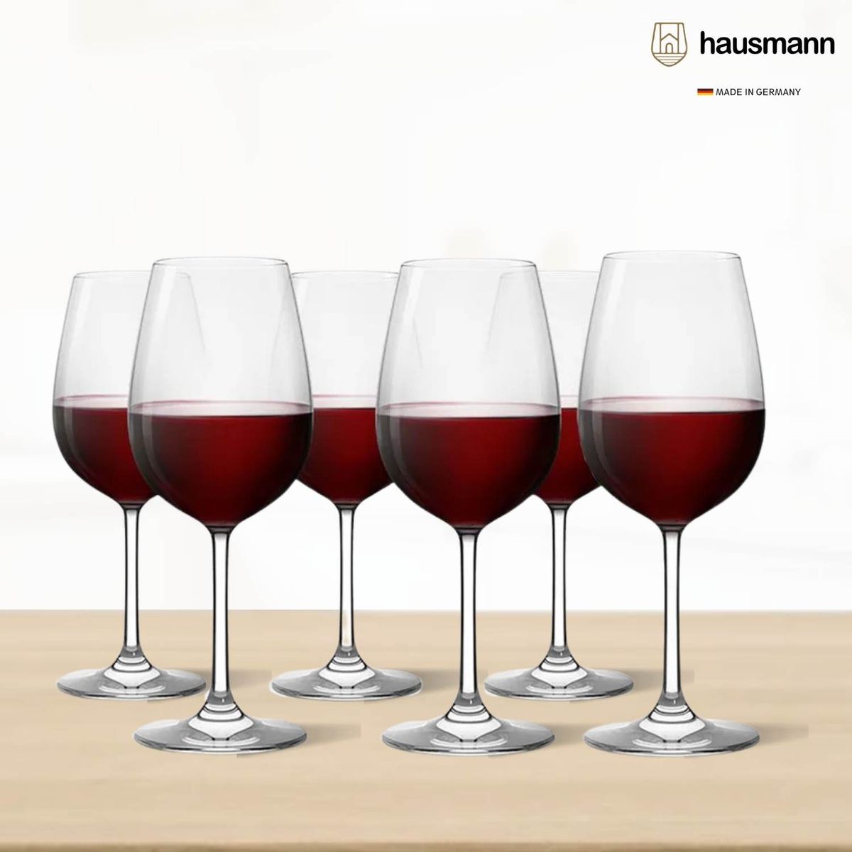 GENERICO - Copa de Cristal  Stellenbosch Valley Hausmann 495 Ml 6 Piezas