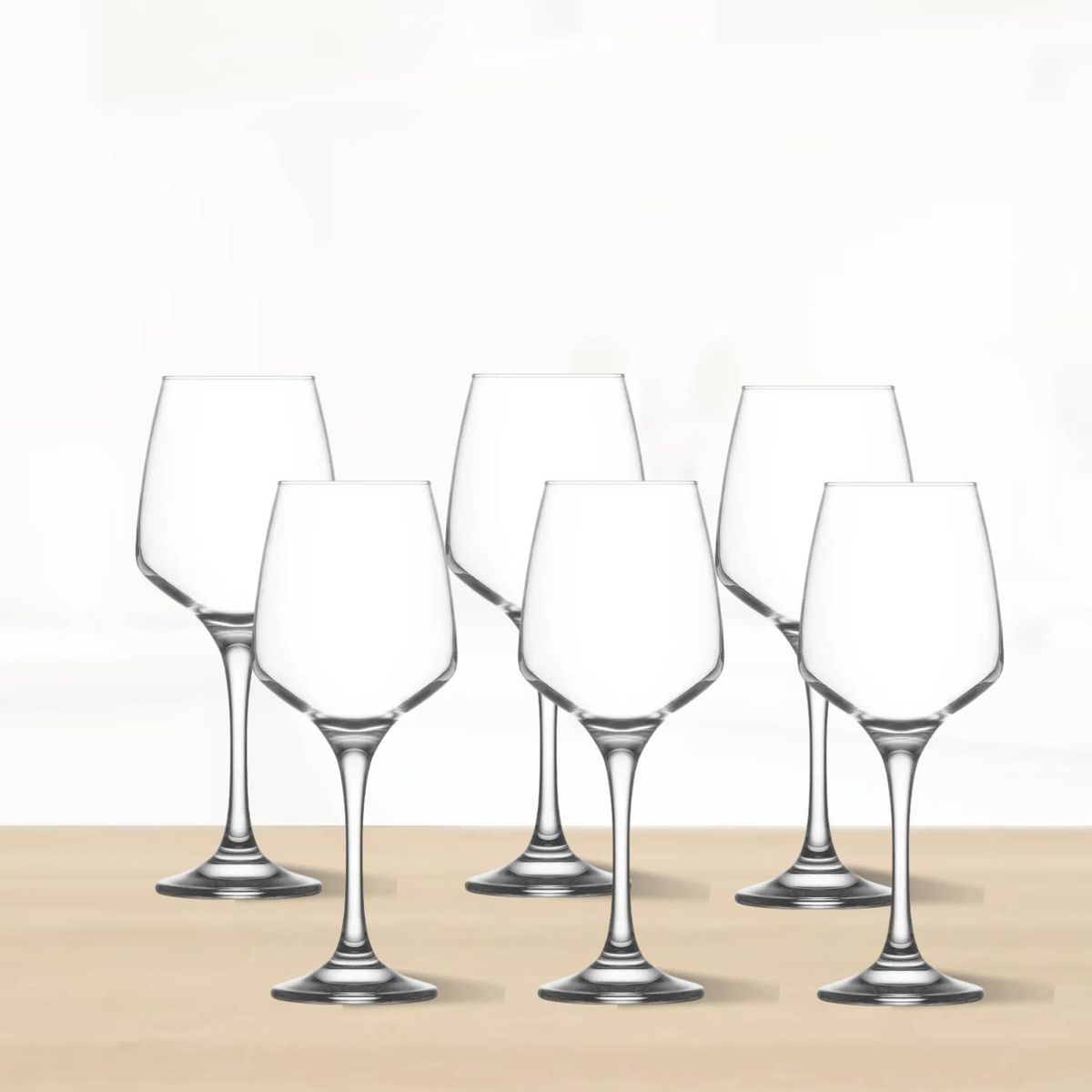 LAV - Copa de Vidrio All Purpose Lav 400 ml 6 Piezas