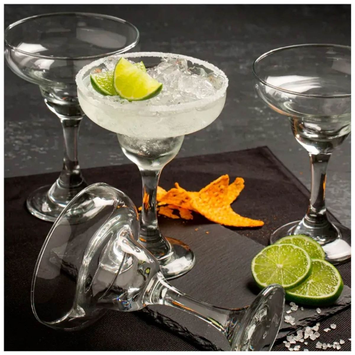 CRISTAR - Copa de Vidrio Margarita Live Cristar 260 Ml 4 Piezas