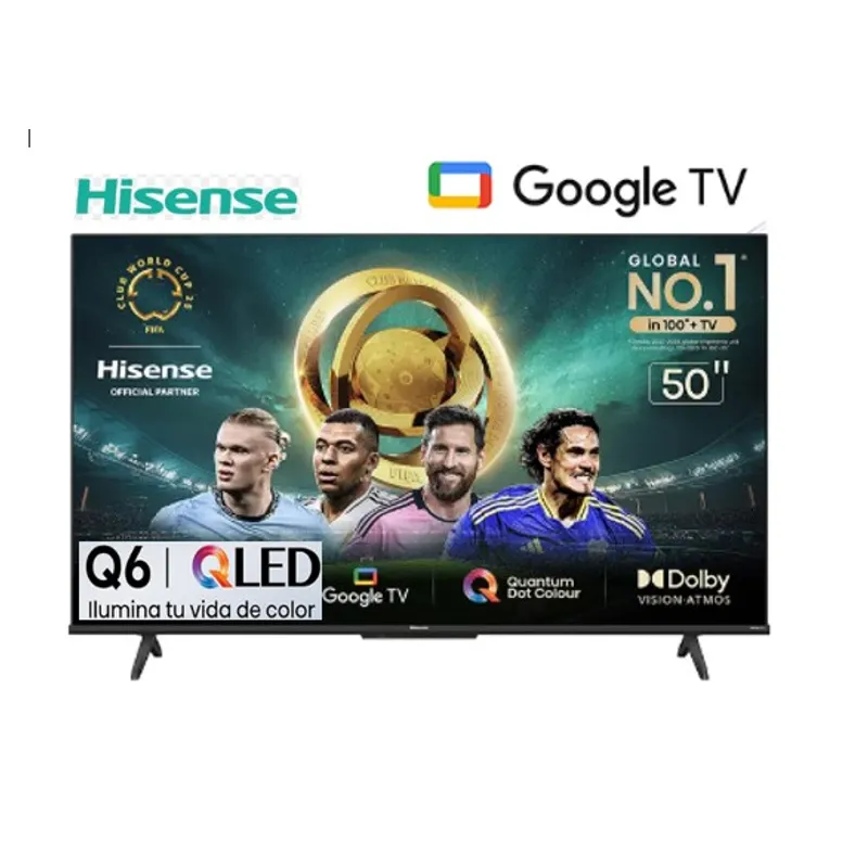 HISENSE - Televisor Hisense Smart TV 50 QLED 4K UHD 50Q6N