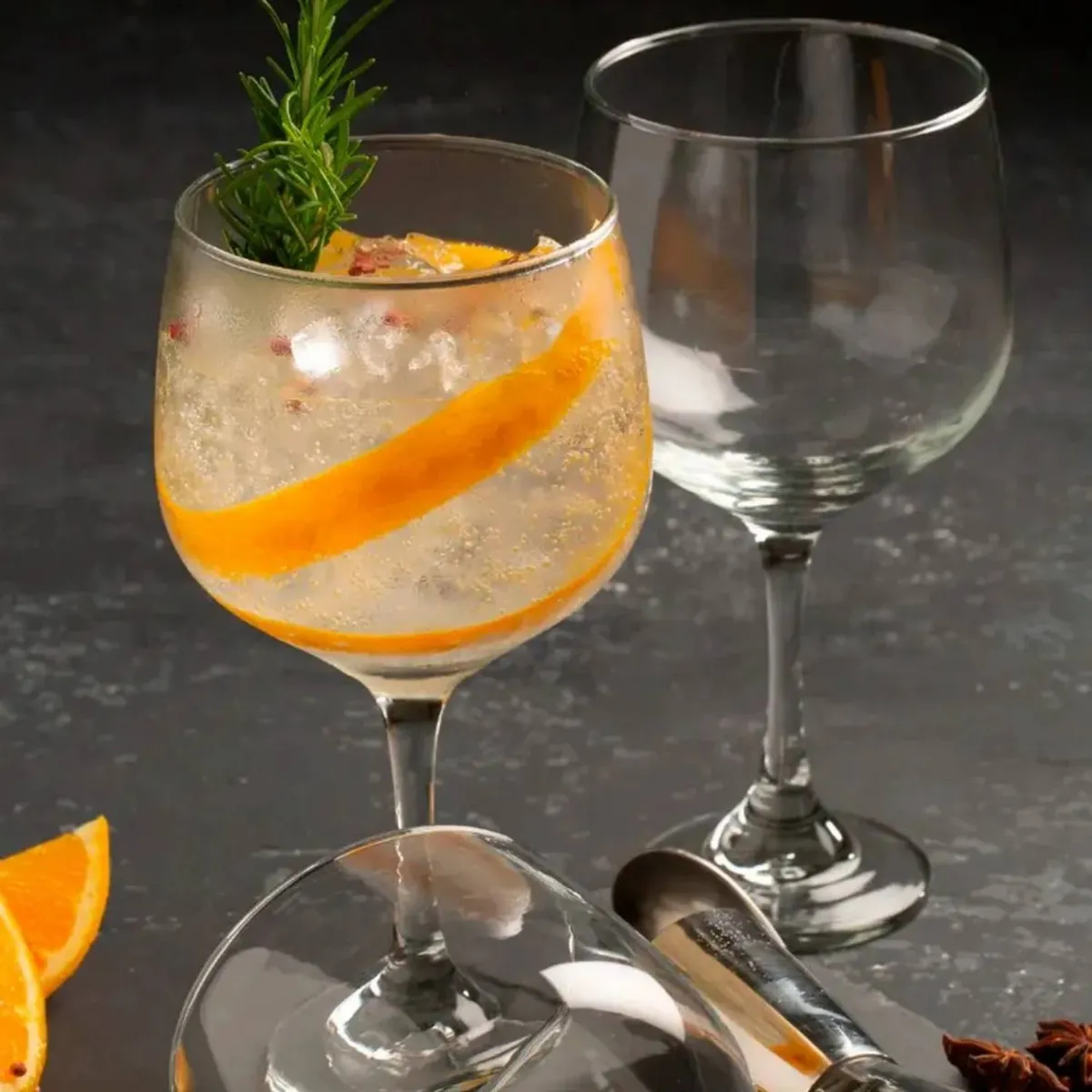 CRISTAR - Copa de Vidrio Can Lisa Ginebra Cristar 653 Ml 4 Piezas