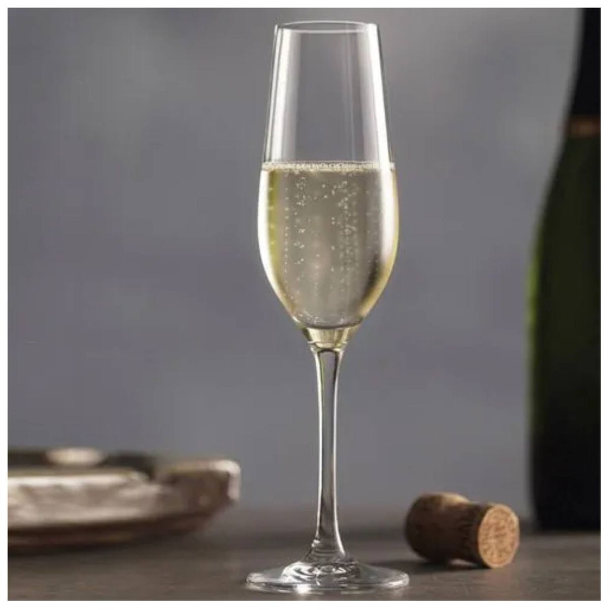 GENERICO - Copa de Cristal Champagne Phoenix Hausmann 244 Ml 6 Piezas